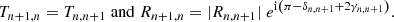 $$ \begin{aligned} T_{n+1,n}=T_{n,n+1}\; \mathrm{and}\; R_{n+1,n}=|R_{n,n+1}|\; e^{\mathrm{i} \left(\pi -\delta _{n,n+1}+2\gamma _{n,n+1}\right)}. \end{aligned} $$