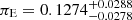 $ {\pi_\text{E}}= 0.1274^{+0.0288}_{-0.0278} $