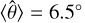 $\left\langle {\hat \theta } \right\rangle $