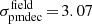 $ \sigma^{\mathrm{field}}_{\mathrm{pmdec}}\,{=}\, 3.07 $