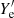 $ Y_{\rm e}^\prime $