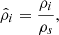 $$ \begin{aligned} \hat{\rho }_{i}=\frac{\rho _{i}}{\rho _{s}}, \end{aligned} $$