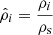 $$ \begin{aligned} \hat{\rho }_{i}=\frac{\rho _{i}}{\rho _{\rm s}} \end{aligned} $$