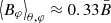 $ {\left\langle B_\varphi \right\rangle}_{\theta,\varphi} \approx 0.33\bar{B} $