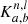 $ K_{a,b}^{n,l} $