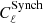 $ C_{\ell}^{\mathrm{Synch}} $