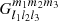 $ G_{l_{1}l_{2} l_{3}}^{m_{1} m_{2} m_{3}} $