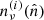 $ n_{\nu}^{(i)}(\hat{n}) $