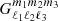 $ G_{\ell_{1}\ell_{2} \ell_{3}}^{m_{1} m_{2} m_{3}} $