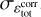 $\varepsilon _{{\rm{tot}}}^{{\rm{corr}}}$
