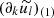 $ (\partial_k \widetilde{u_l})_{(1)} $