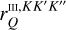 $r_Q^{{\rm{III,}}KK\prime K\prime \prime }$