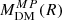 $ M^{MP}_{\mathrm{DM}}(R) $