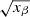 $ \sqrt{x_\beta} $