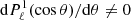 $ { {\rm d} } P_\ell^1 (\cos\theta) / { {\rm d} } \theta\neq 0 $