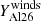 $ Y_{\mathrm{Al26}}^{\mathrm{winds}} $