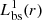 $ L_{\rm bs}^1 (r) $