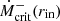 $ \dot M_{\mathrm{crit}}^-(r_{\mathrm{in}}) $