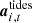 $ \boldsymbol{a}_{i,t}^\text{tides} $