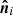 $ \boldsymbol{\hat{n}}_i $