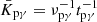 $ \bar{K}_{\mathrm{p}\gamma} = \nu_{\mathrm{p\gamma}}^{-1}t^{-1}_{\mathrm{p\gamma}} $