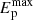 $ E_\mathrm{p}^\mathrm{max} $