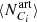 $ \langle N_{C_i}^{\rm art}\rangle $