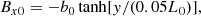 $$ \begin{aligned}&B_{x0}=-b_0\tanh [{ y}/(0.05L_0)],\end{aligned} $$