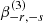 $ \beta_{-r,-s}^{(3)} $