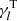 $ \gamma_l^{\rm T} $