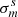 $ \sigma_{m}^s $