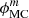 $ \phi^m_{\rm MC} $