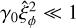 ${\gamma _0}\hat \xi _\phi ^2 \ll 1$