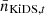$ \bar{n}_{\mathrm{KiDS},t} $