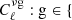 $ C^{\nu\mathrm{g}}_{\ell}: \mathrm{g}\in \{ $
