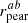 $ r_\mathrm{pear}^{ab} $