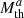 $ M_\mathrm{th}^{a} $