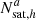 $ {N_{\mathrm{sat}, h}^{a}} $