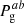 $ P^{ab}_\mathrm{g} $