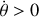 $\dot \theta > 0$