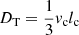 $ D_{\mathrm{T}}=\frac{1}{3} v_{\mathrm{c}} l_{\mathrm{c}} $