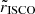 $ \tilde{r}_{\mathrm{ISCO}} $