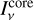 $I_v^{{\rm{core}}}$