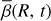 $\bar \beta \left( {R,\,t} \right)$