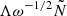 $ \Lambda \omega^{-1/2}\tilde N $