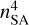 $n_{{\rm{SA}}}^4$