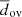 $ \overline{d}_{\mathrm{ov}} $