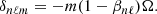 $$ \begin{aligned} \delta _{n\ell m} = - m (1 - \beta _{n\ell }) \Omega . \end{aligned} $$