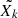 $ \tilde{X_k} $