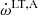 $ \dot{\omega}^{\mathrm{LT,A}} $